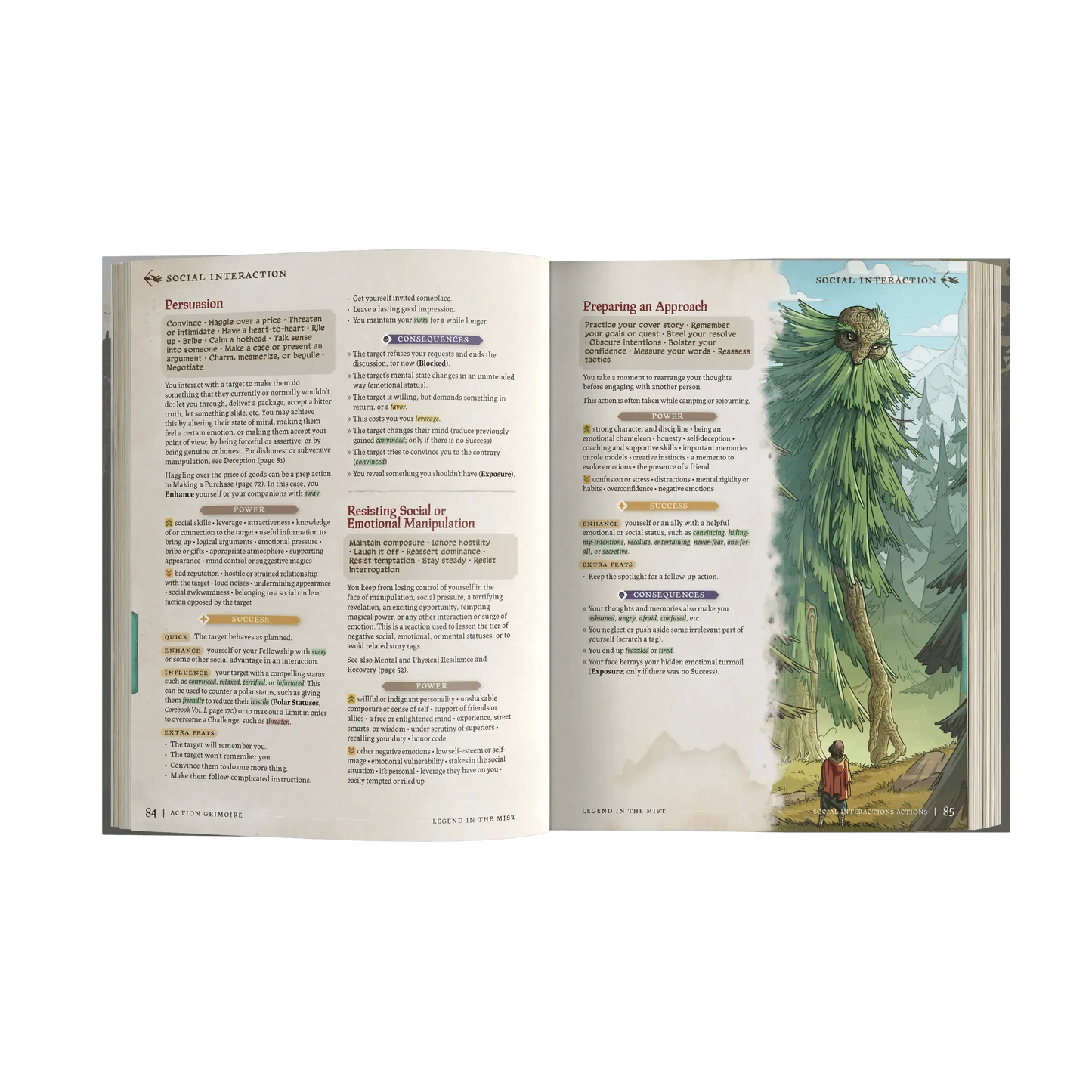 Legend in the Mist Action Grimoire