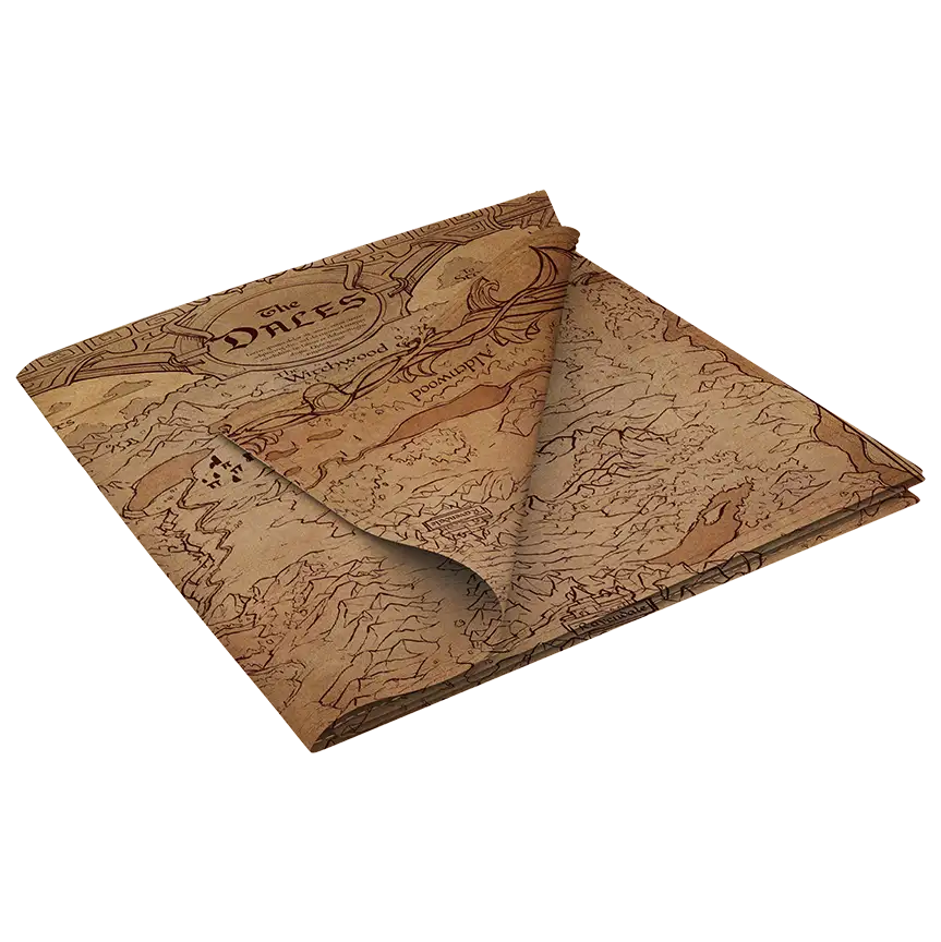 Legend in the Mist Cloth Map of the Dales