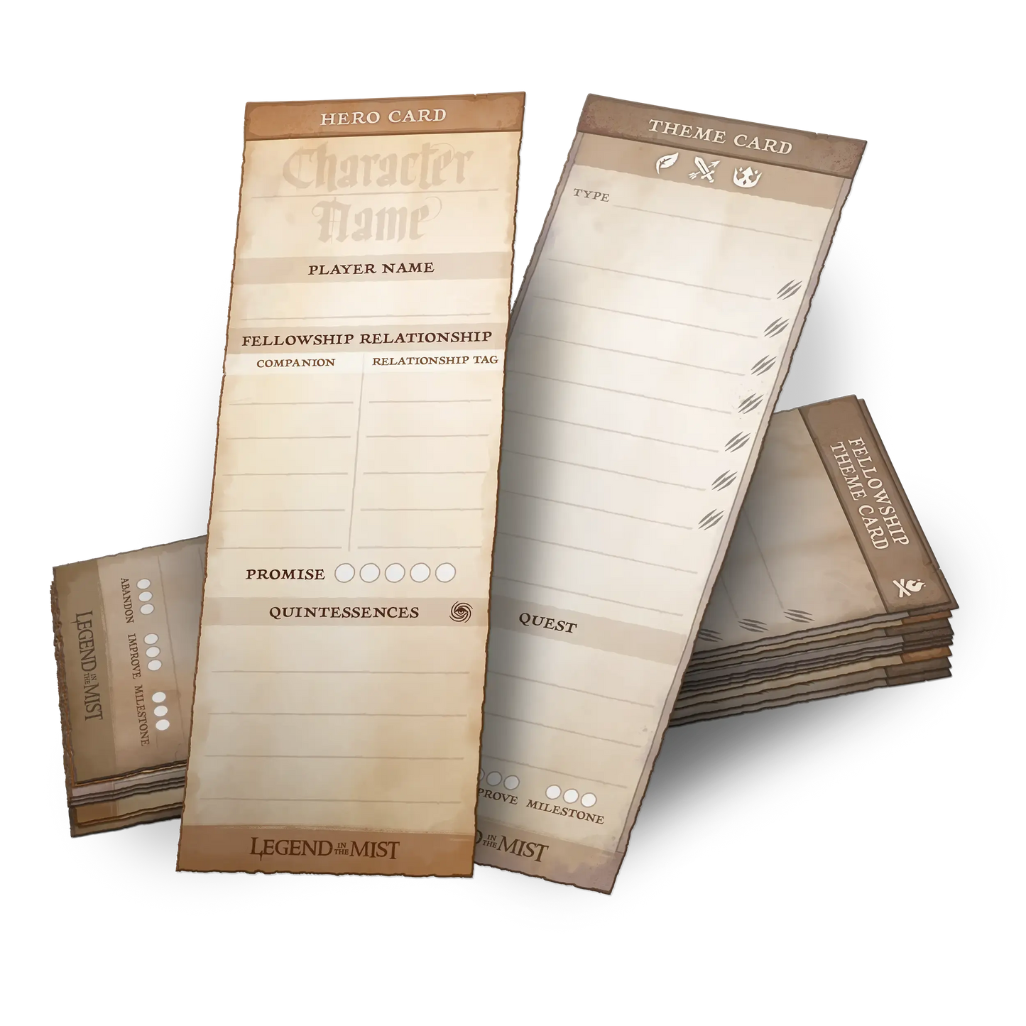 Legend in the Mist Theme Cards (60)