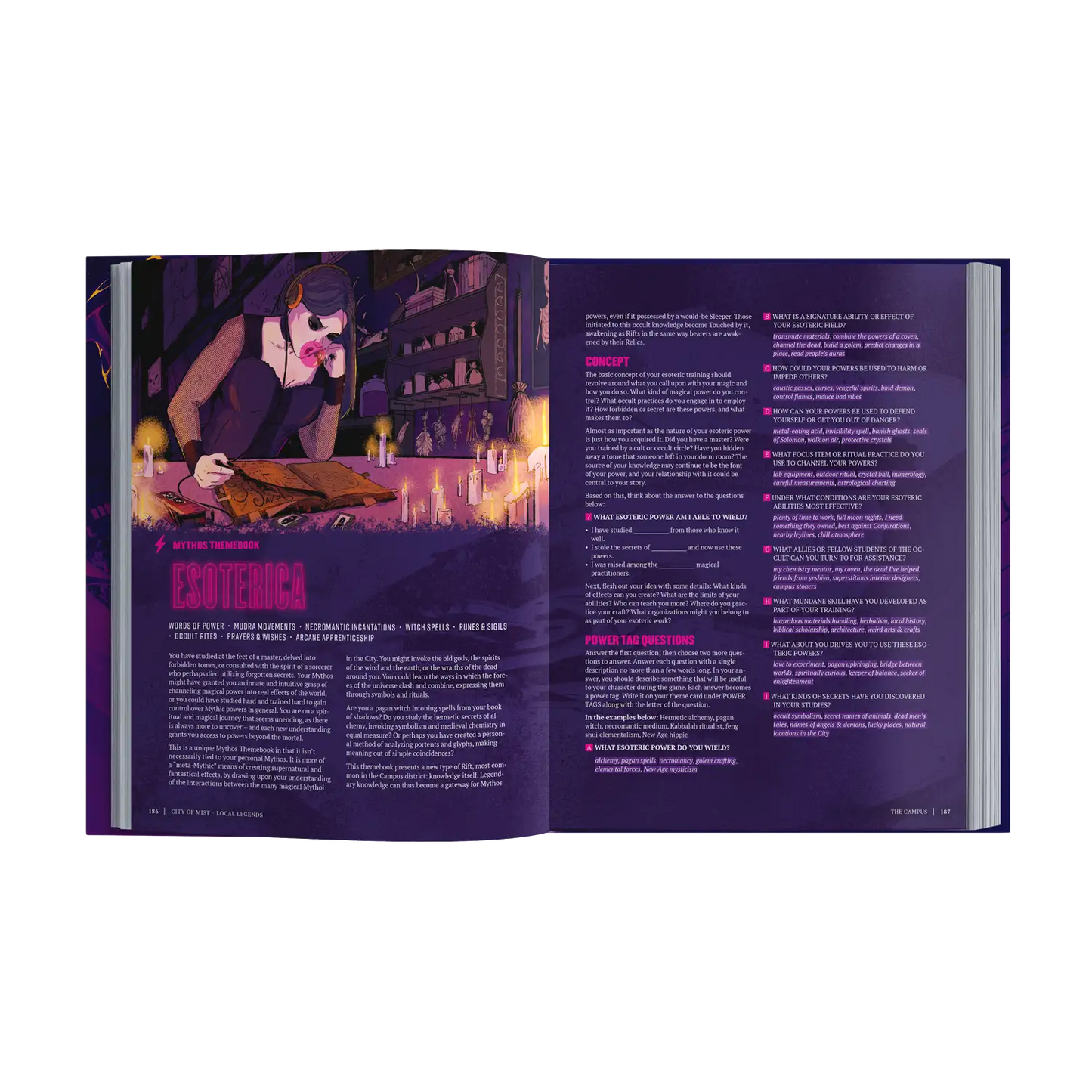 City of Mist Local Legends