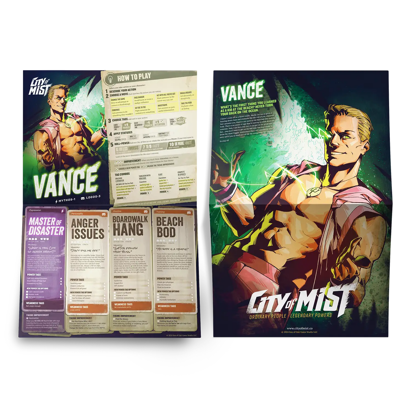 City of Mist Character Folio Pack 2