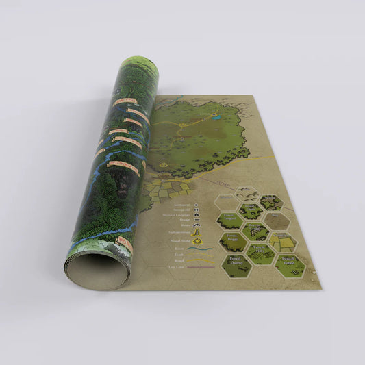 Dolmenwood Double-Sided Player/Referee's Poster Map