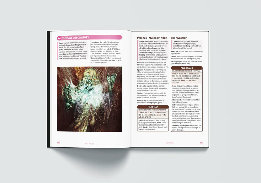 Dolmenwood Official Adventure Scenario: The Fungus That Came to Blackeswell