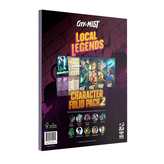City of Mist Character Folio Pack 2