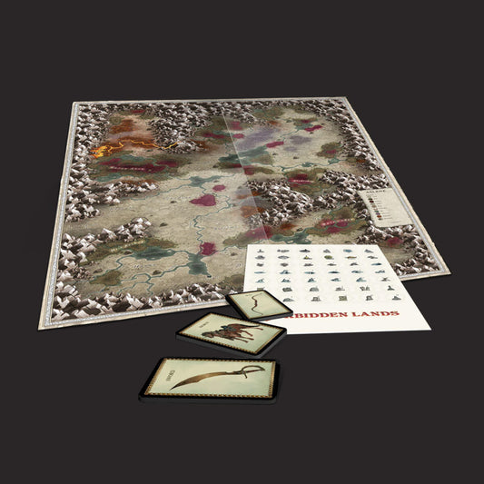 Forbidden Lands The Bloodmarch Map and Cards Pack