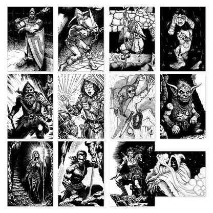 Shadowdark Premade Character Cards